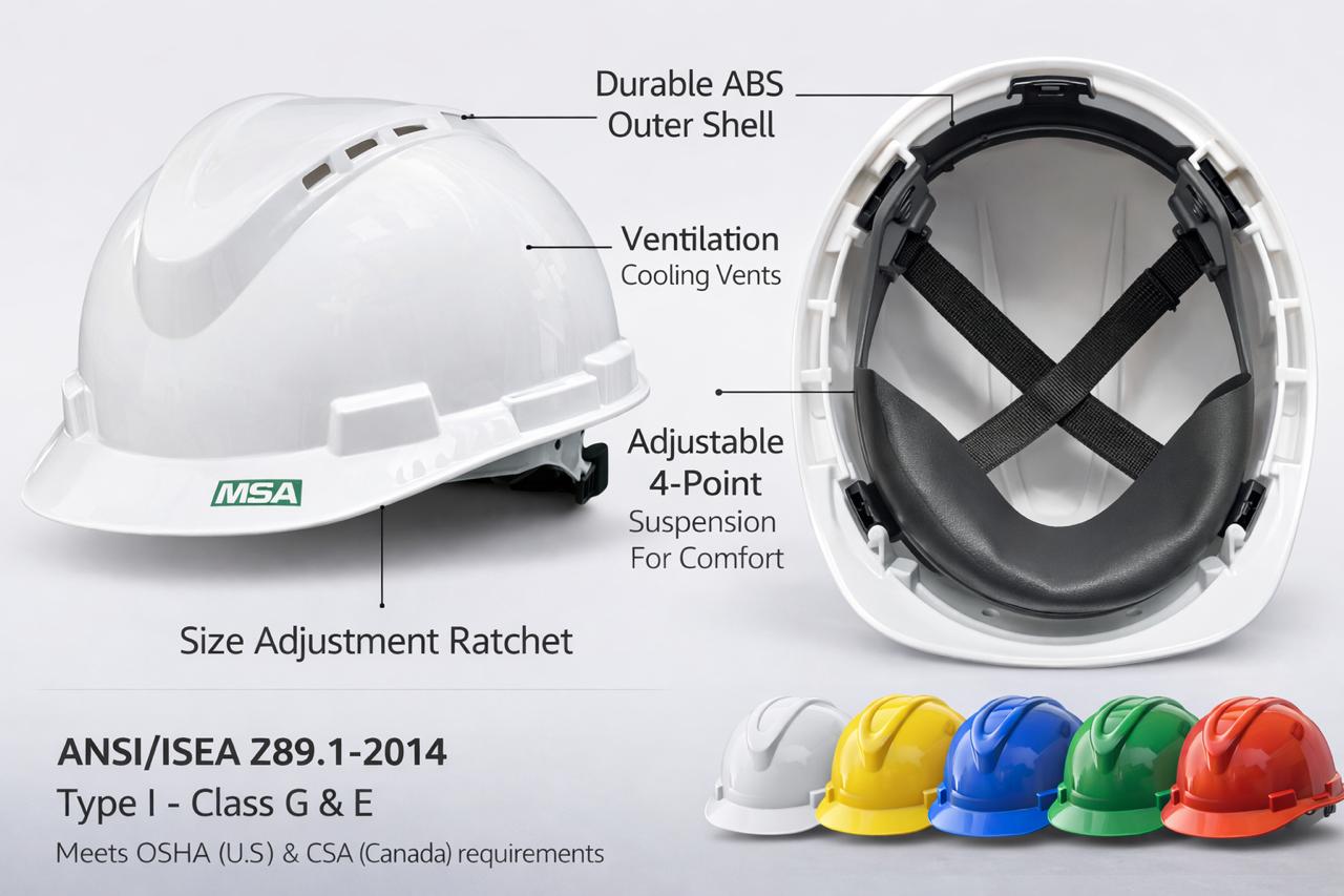 msa helmet ventilation